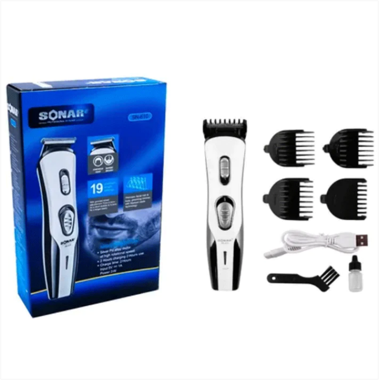 Sonar Hair Clipper with Attachments