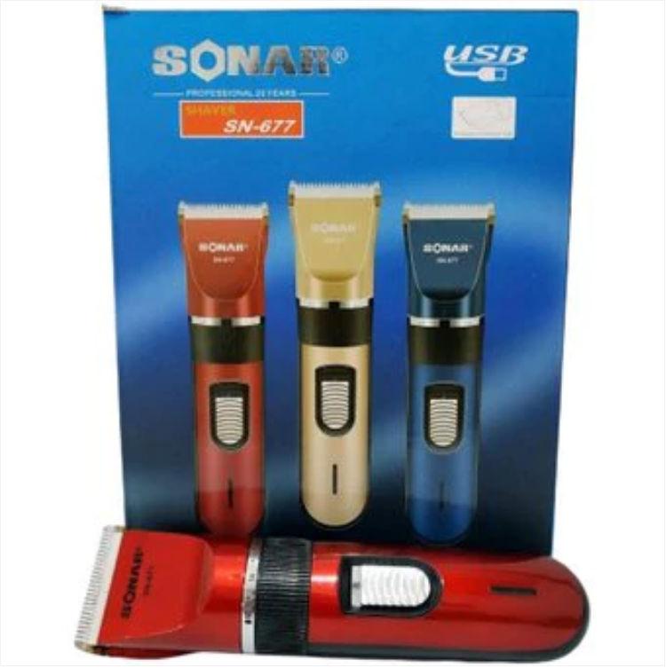 Sonar Shaver With USB Charger Assorted Colours