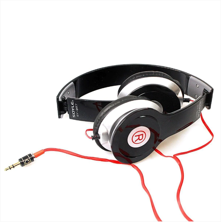 Soyle SY-987 Plastic Headphones with Cable Assorted Colours