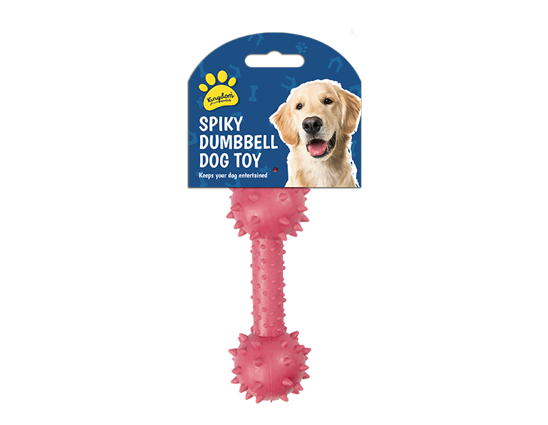 Spikey Dumbbell Dog Toy