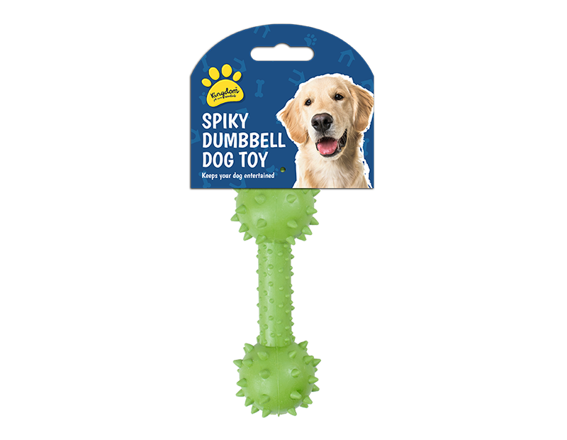 Spikey Dumbbell Dog Toy