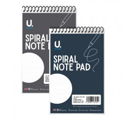 Spiral Notepad 6"x4", 3pk Asst 1