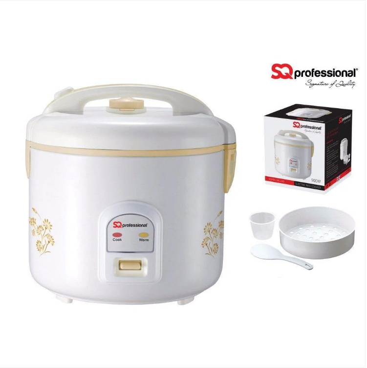 Sq Pro Deluxe Kitchen Electric Rice Cooker 2.8 Litre 900 Watt