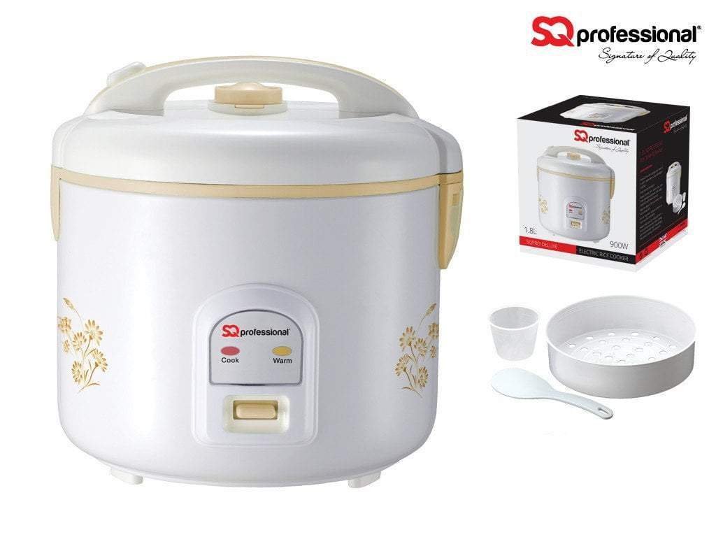 Hopkins Rice Cooker Sq Pro Deluxe Kitchen Electric Rice Cooker High Quality Full Set 0.8 L ...