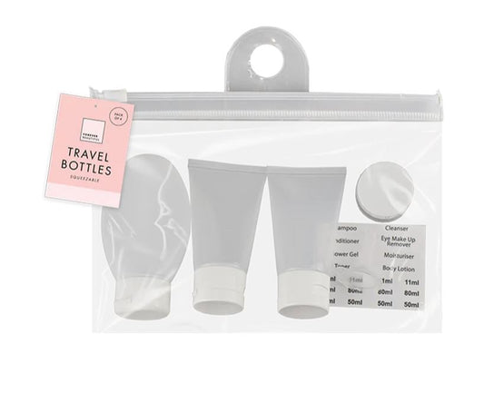 Squeezable Travel Bottle Set 4pk