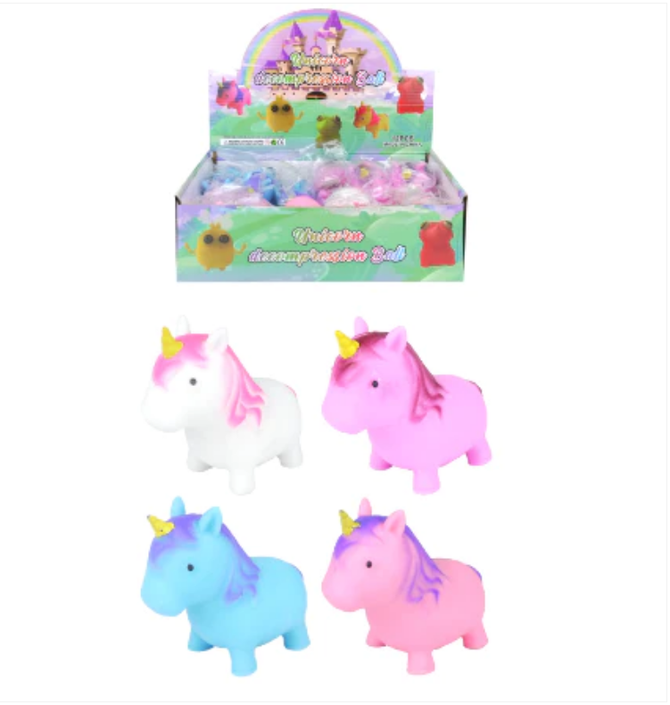 Squeeze Unicorn 11cm 4 Assorted Colours Random Sent