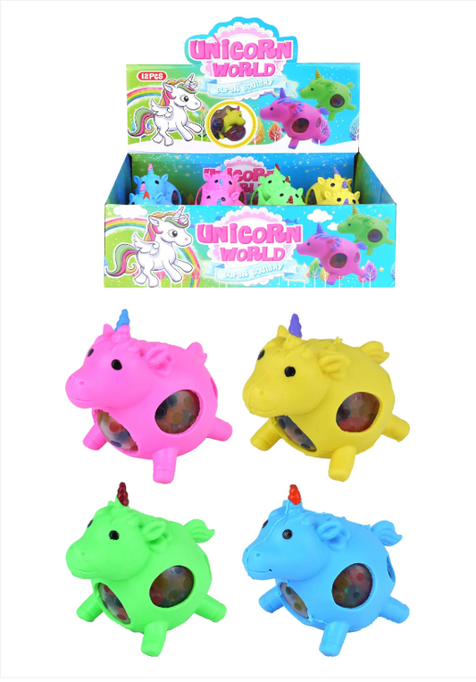 Squishy Unicorn With Beads Kids Fun Unicorn World