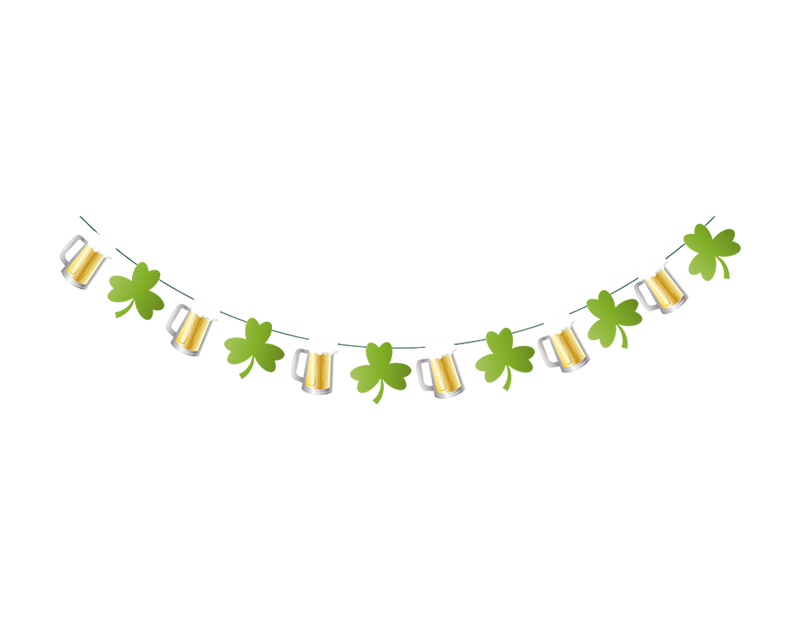 St. Patrick's Day Foil Banner 3.65m