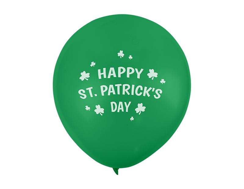 St. Patrick's Day Printed Balloons 9" 12pk