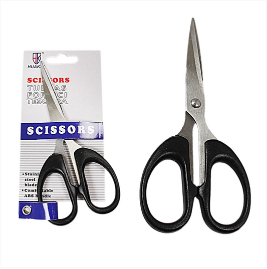 Stainless Steel Basic Scissors With ABS Handle Comfortable Grip