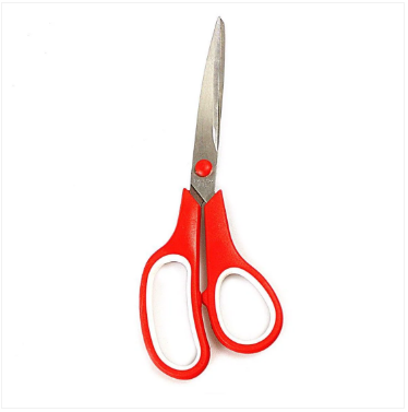 Stainless Steel Comfortable ABS Scissors Assorted Colours