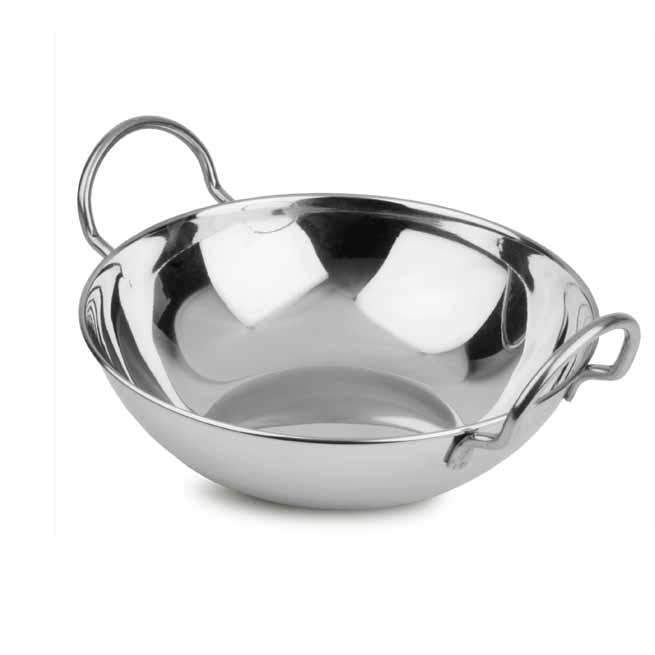 Stainless Steel Curry Indian Food Serving Dish With Handle 15cm