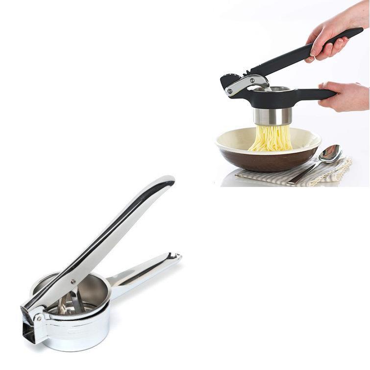 Stainless Steel Hand Held Potato Ricer Juicer Kitchen Prep Tool