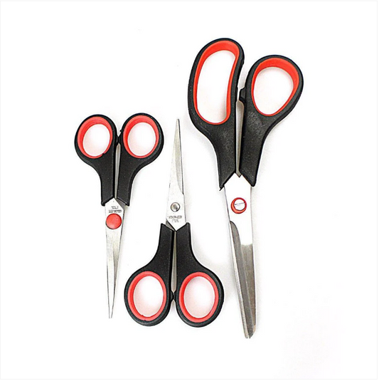 Stainless Steel Pack Of 3 Size Household Scissors Home