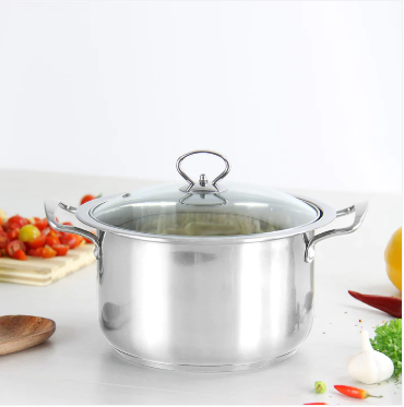 Stainless Steel Stockpot GEMS Sq Pro Quartz 4 Pack 3.7, 4.7, 5.8 Litre