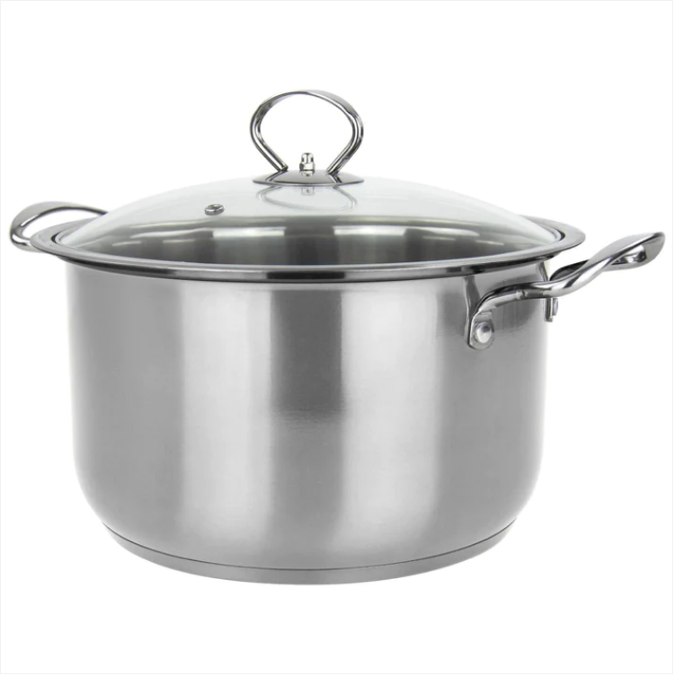 Stainless Steel Stockpot GEMS Sq Pro Quartz 4 Pack 3.7, 4.7, 5.8 Litre