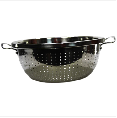 Stainless Steel Strainer Bowl Colander 2 Handles 28 - 34 cm