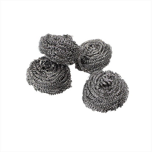 Stainless Steel Super Fine Scourers 4 Pack