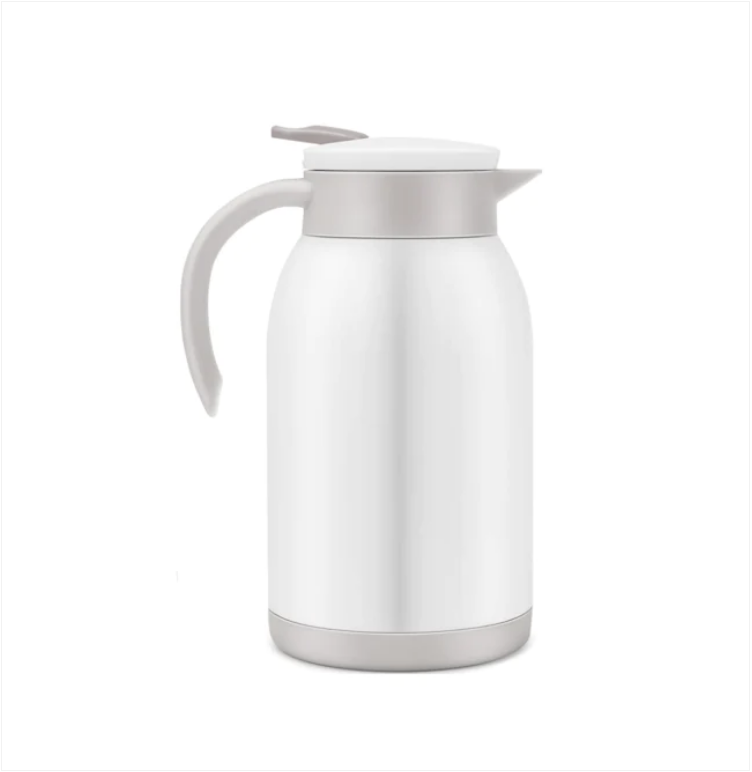 Stainless Steel Tea Coffee Pot with Plastic Handle 900 ml Assorted Colours