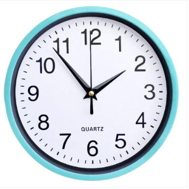 Standard Round Wall Clock 20 cm Assorted Colours