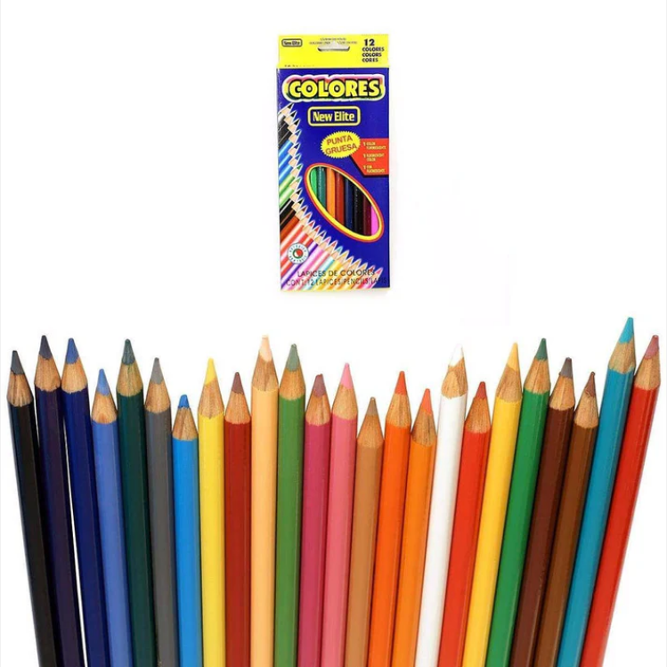 Stationery Children's Colouring Pencils Pack of 12