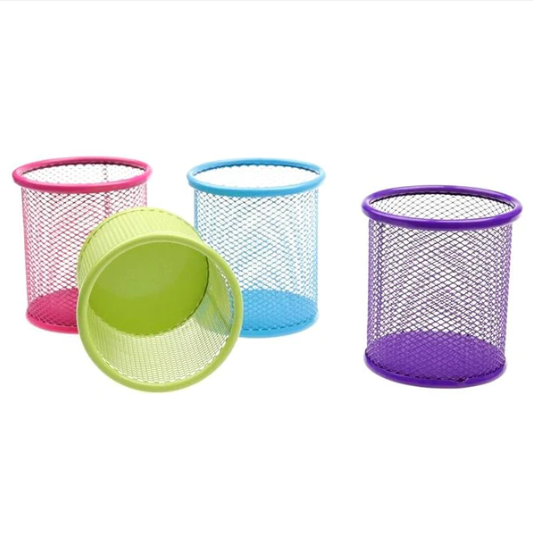 Stationery Pen Pots Assorted Colours