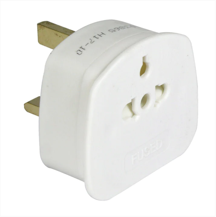 Status UK Visitor Adaptor Plug White