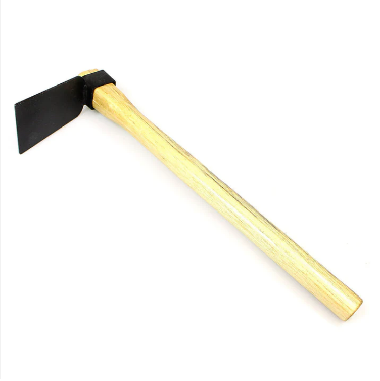 Steel Garden Hoe with Wooden Handle 36 cm