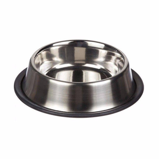 Steel Pet Bowl Dog Feeding Bowl Steel Large Size Approx Ideal For Dogs 26cm