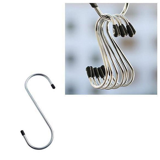 Steel S Hooks 5pcs 7x 7cm