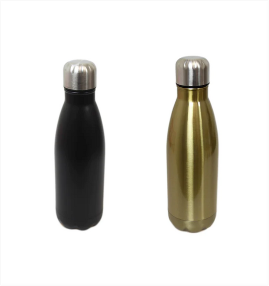 Steel Thermos Drinking Flask Bottle 350 ml Assorted Colours