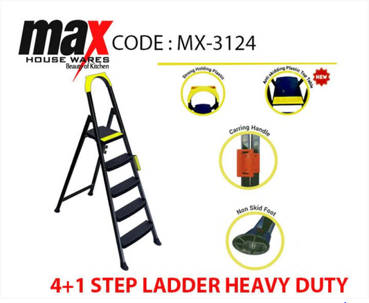 Step Ladder Heavy Duty 4+1 Diy Home