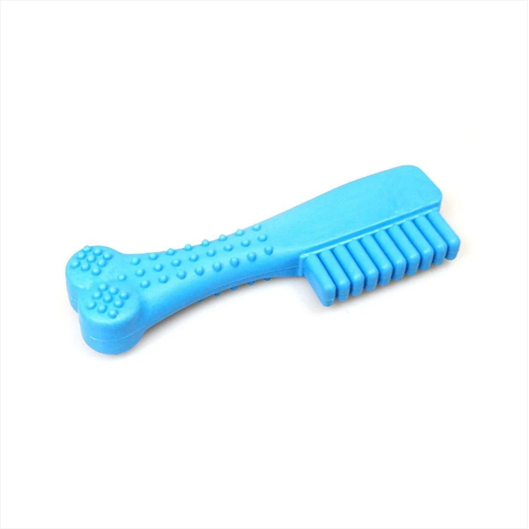 Strong Comb Shaped Rubber Pet Dog Ball Chew Toy Ideal for Dogs Approx 14cm