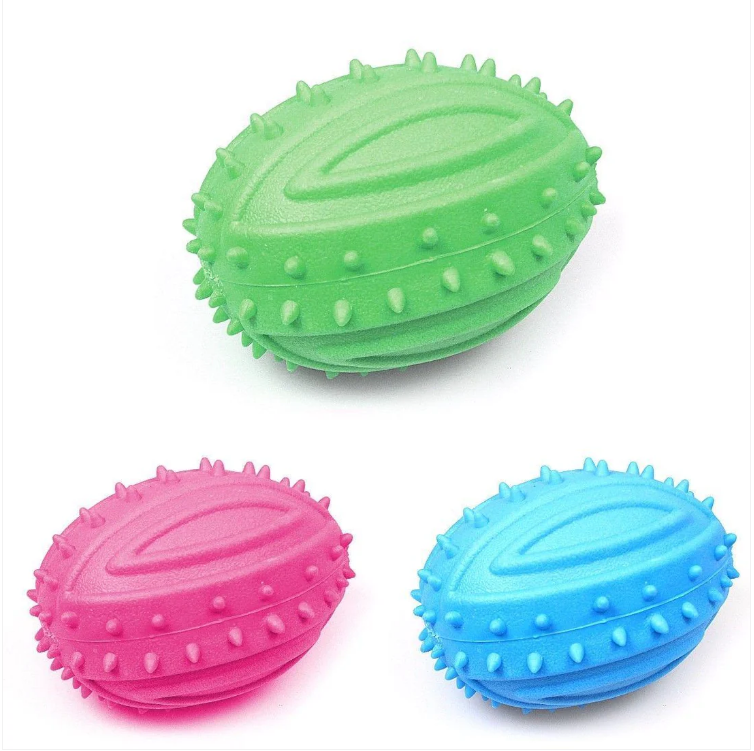 Strong Rubber Pet Dog Ball Chew Toy Ideal For Dogs Approx 13cm Non Toxic