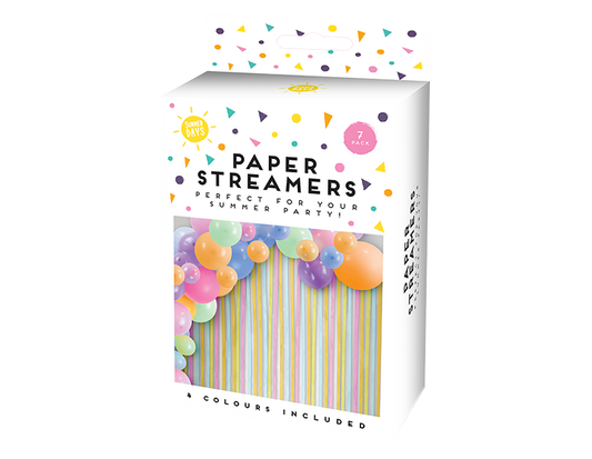 Summer Party Paper Streamers