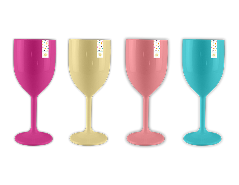 Summer Plastic Wine Glass