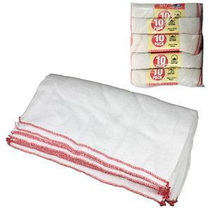 Super Absorbent Premium Quality 100% Cotton Dish Cloth Pack of 10