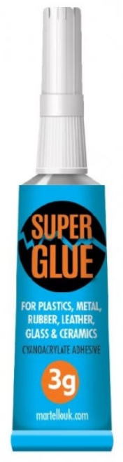 Super Glue 3g Pack of 4 16 x 12 x 1cm