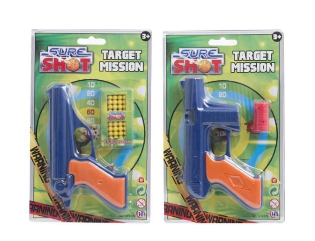 Sure Shot Kids Toy Gun Target Mission Shooting Kids Gun 3+