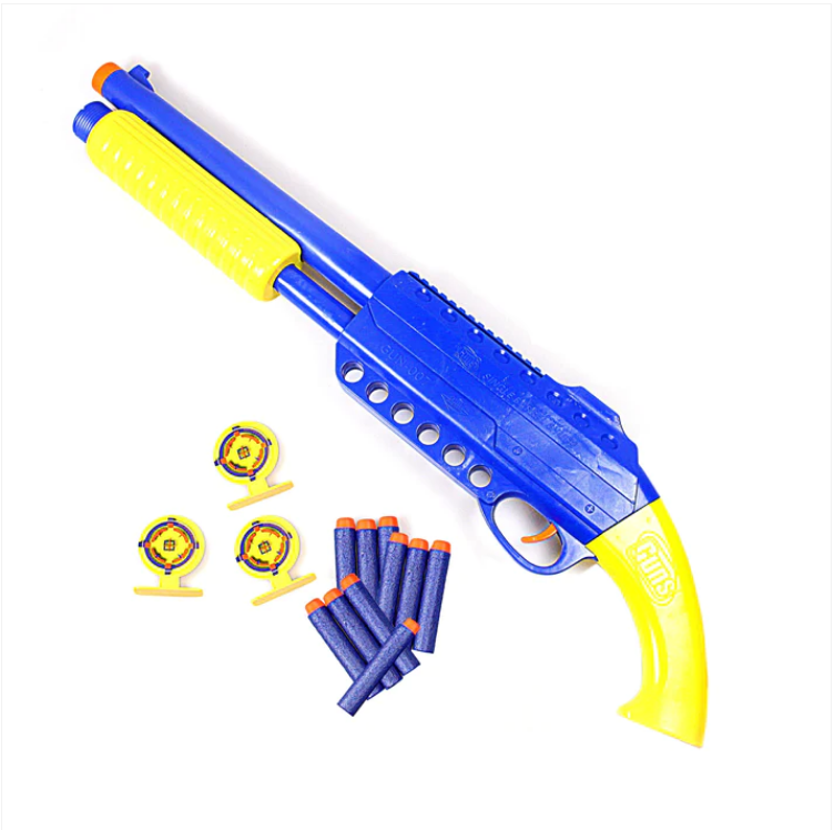 Sure Shot Pump Blaster Rifle Reload With Targets Included Age 3+