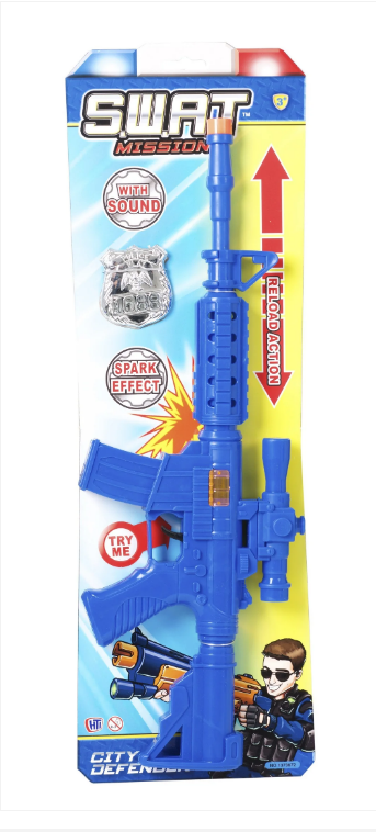 Swat Mission Children Boys City Defender Reload Action Rifle