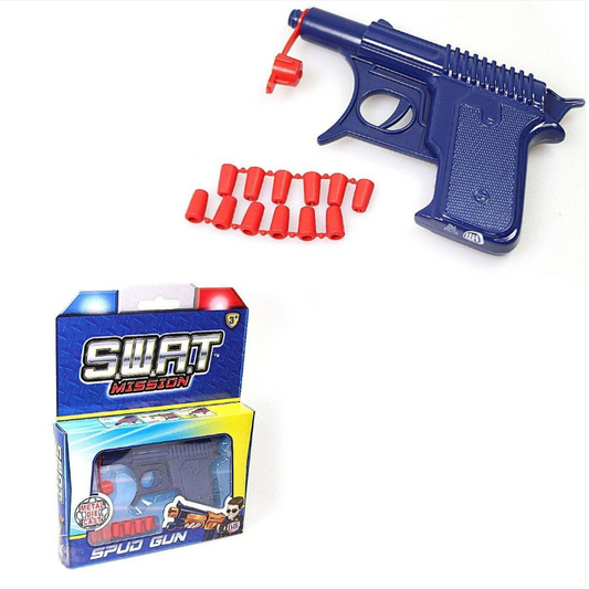 Swat Mission Gun With Rubber Bullets Toy 3+