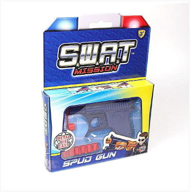 Swat Mission Gun With Rubber Bullets Toy 3+