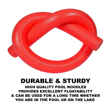 Swimming Pool Foam Noodle Tube Red