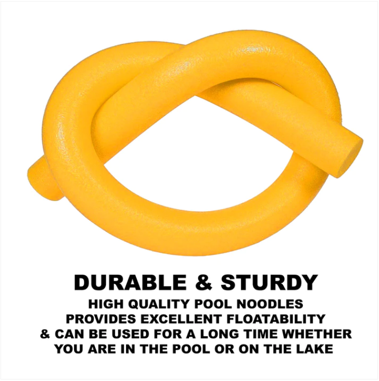 Swimming Pool Foam Noodle Tube Yellow