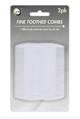 2Pk Fine Toothed Combs