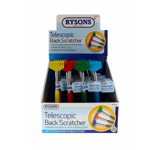 TELESCOPIC BACK SCRATCHER WITH SOFT CUSHION GRIP