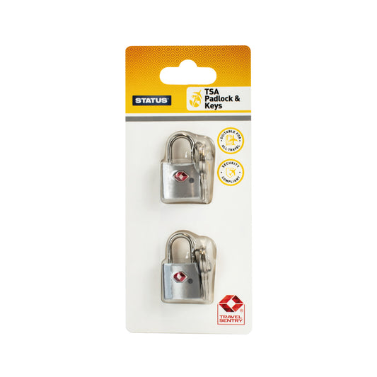 TSA Travel Padlock - 2 pk - in a Trapped Blister - CDU