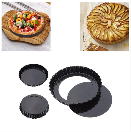 Tart Shape Cake Baking Mold Cake Pan with loose base Quiche, Flan 28cm