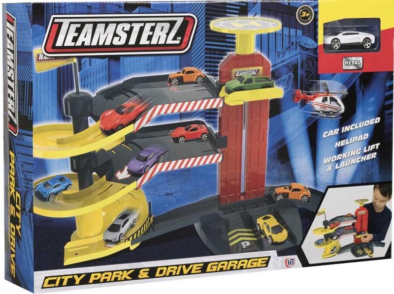 Teamsterz City Park & Drive Garage 1 Car Racing Car Boys Fun Car Toy